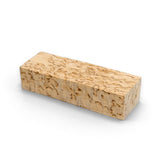 Block av masurbjörk för knivhandtag