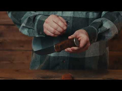 Hunting knife lång UHC, silverbeslag